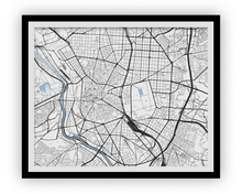 Load image into Gallery viewer, Madrid Map Print - Choose your color
