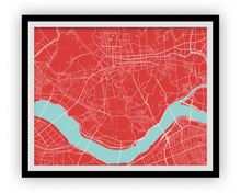 Load image into Gallery viewer, Seoul Map Print - Choose your color
