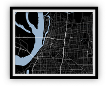 Load image into Gallery viewer, Memphis Map Print - Choose your color
