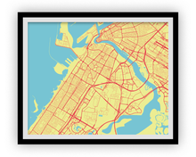Load image into Gallery viewer, Dubai Map Print - Choose your color
