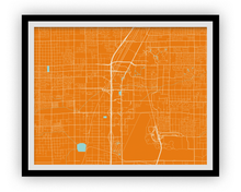 Load image into Gallery viewer, Las Vegas Map Print - Choose your color
