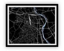 Load image into Gallery viewer, New Delhi Map Print - Choose your color
