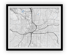 Charger l&#39;image dans la galerie, Atlanta Map Print - Any Color You Like
