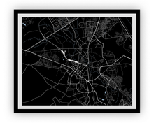 Load image into Gallery viewer, Rawalpindi Map Print - Choose your color
