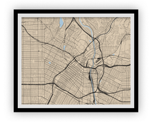 Charger l&#39;image dans la galerie, Los Angeles Map Print - Any Color You Like
