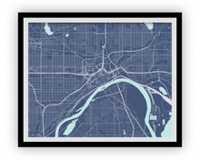 Load image into Gallery viewer, St Paul Map Print - Choose your color
