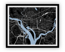 Load image into Gallery viewer, Washington Map Print - Any Color You Like
