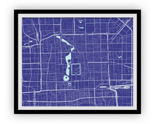 Load image into Gallery viewer, Beijing Map Print - Choose your color
