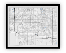 Load image into Gallery viewer, Chandler Map Print - Choose your color
