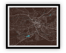 Load image into Gallery viewer, Nairobi Map Print - Choose your color
