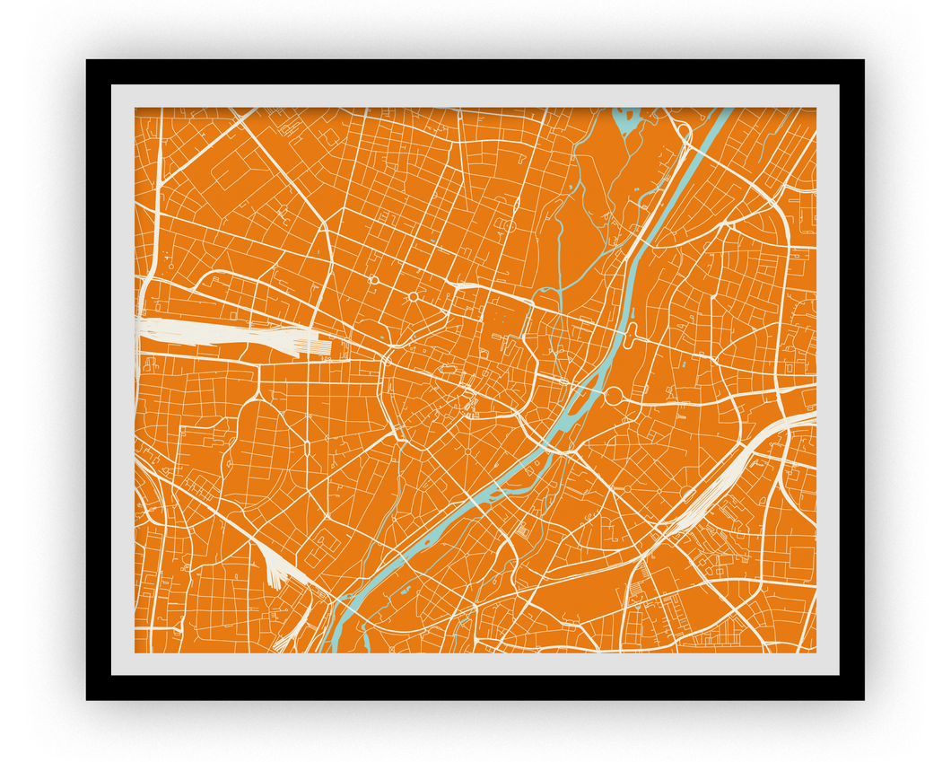 Munich Map Print - Any Color You Like