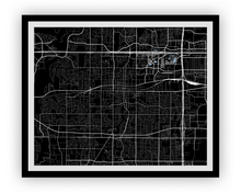 Load image into Gallery viewer, Arlington Texas Map Print - Choose your color
