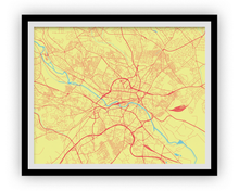 Load image into Gallery viewer, Leeds Map Print - Choose your color
