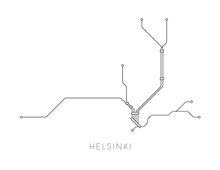 Charger l&#39;image dans la galerie, Carte de métro de Helsinki
