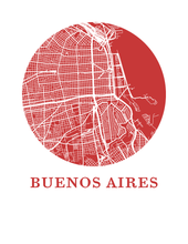 Load image into Gallery viewer, Buenos Aires Map Print - City Map Poster
