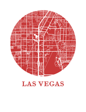 Load image into Gallery viewer, Las Vegas Map Print - City Map Poster
