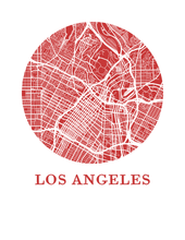 Load image into Gallery viewer, Los Angeles Map Print - City Map Poster
