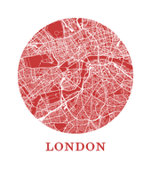Charger l&#39;image dans la galerie, Affiche cartographique de Londres - Style OMap

