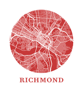 Charger l&#39;image dans la galerie, Affiche cartographique de Richmond - Style OMap
