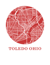 Charger l&#39;image dans la galerie, Affiche cartographique de Toledo - Style OMap
