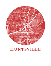 Charger l&#39;image dans la galerie, Affiche cartographique de Huntsville - Style OMap
