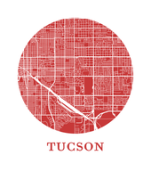 Charger l&#39;image dans la galerie, Affiche cartographique de Tucson - Style OMap

