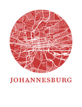 Charger l&#39;image dans la galerie, Affiche cartographique de Johannesburg - Style OMap
