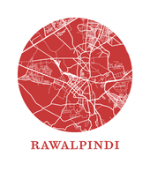 Charger l&#39;image dans la galerie, Affiche cartographique de Rawalpindi - Style OMap
