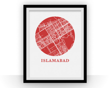 Charger l&#39;image dans la galerie, Islamabad Map Print - City Map Poster
