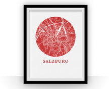 Charger l&#39;image dans la galerie, Salzburg Map Print - City Map Poster
