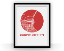 Charger l&#39;image dans la galerie, Corpus Christi Map Print - City Map Poster

