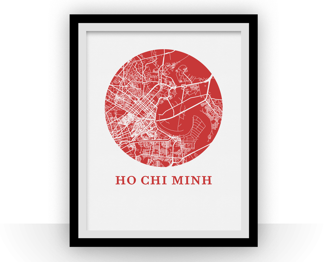 Ho Chi Minh Map Print - City Map Poster
