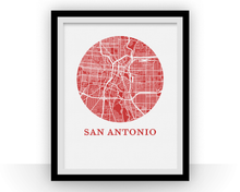 Load image into Gallery viewer, San Antonio Map Print - City Map Poster
