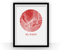 Charger l&#39;image dans la galerie, El Paso Map Print - City Map Poster
