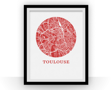Load image into Gallery viewer, Toulouse Map Print - City Map Poster

