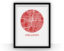 Charger l&#39;image dans la galerie, Orlando Map Print - City Map Poster
