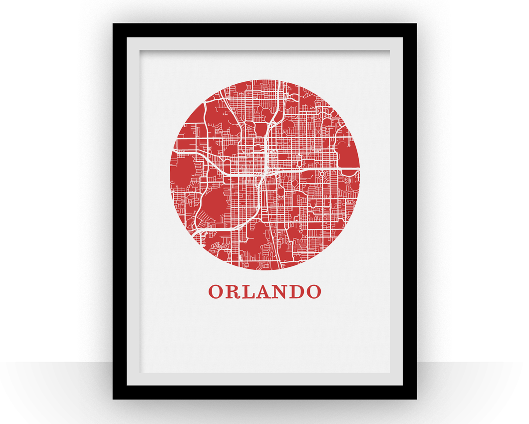 Orlando Map Print - City Map Poster