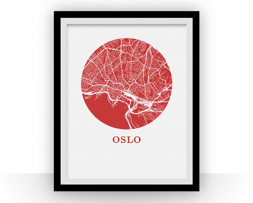 Oslo Map Print - City Map Poster