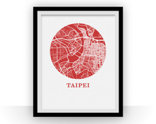 Charger l&#39;image dans la galerie, Taipei Map Print - City Map Poster
