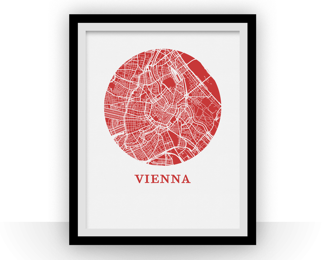 Vienna Map Print - City Map Poster