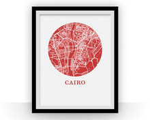 Charger l&#39;image dans la galerie, Cairo Map Print - City Map Poster
