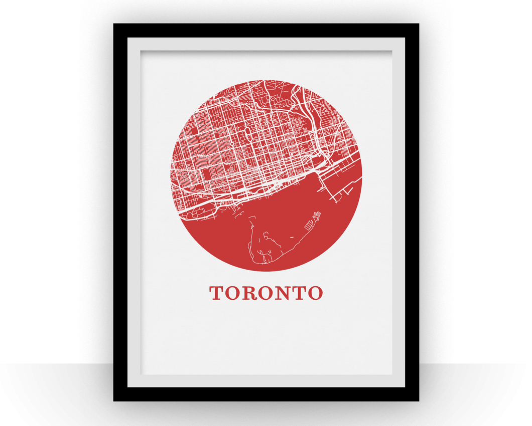 Toronto Map Print - City Map Poster