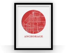 Charger l&#39;image dans la galerie, Anchorage Map Print - City Map Poster
