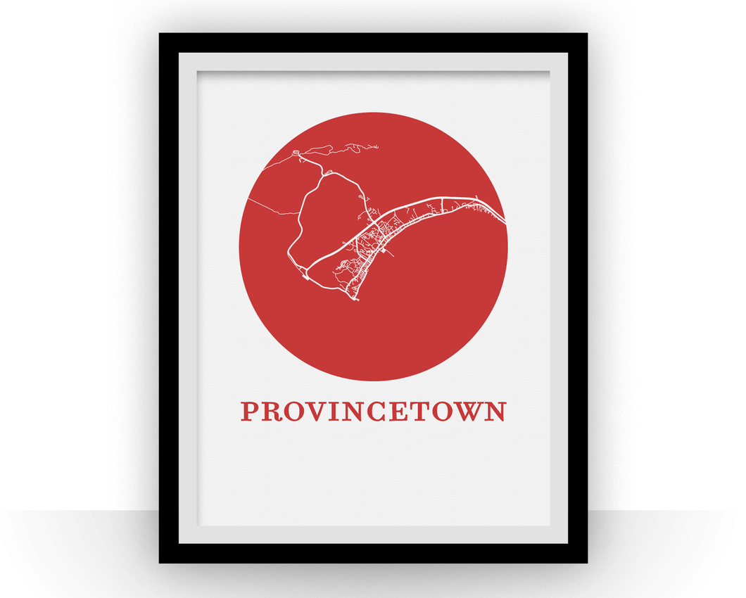 Provincetown Map Print - City Map Poster