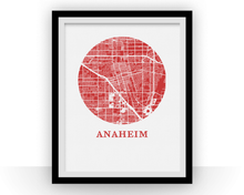 Charger l&#39;image dans la galerie, Anaheim Map Print - City Map Poster
