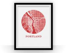 Charger l&#39;image dans la galerie, Portland Map Print - City Map Poster

