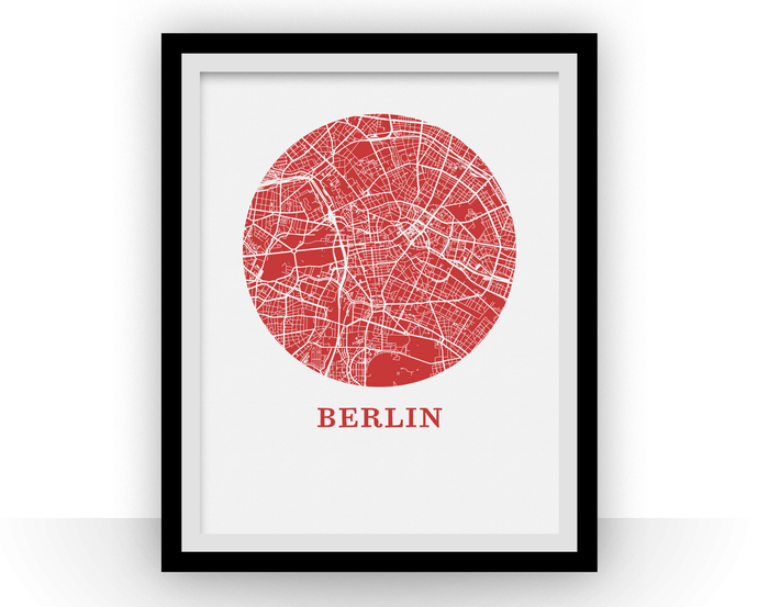 Berlin Map Print - City Map Poster