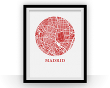 Load image into Gallery viewer, Madrid Map Print - City Map Poster
