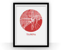 Charger l&#39;image dans la galerie, Tampa Map Print - City Map Poster
