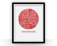 Charger l&#39;image dans la galerie, Chandler Map Print - City Map Poster
